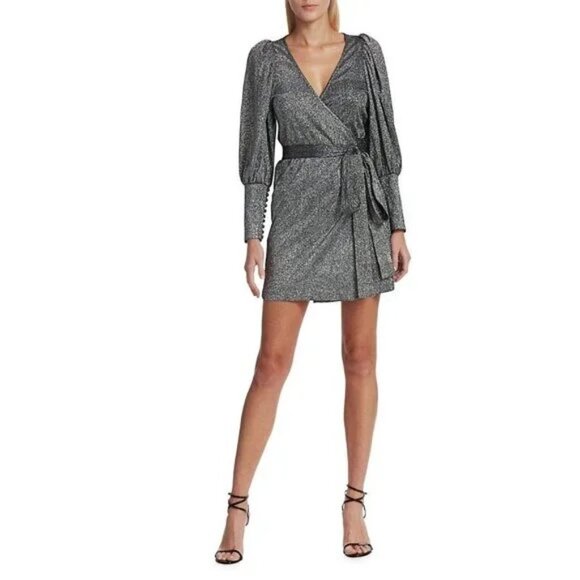 Rhode Frankie Embellished Wrap Dress - Picture 2 of 6